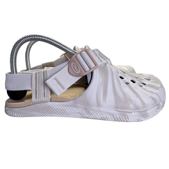 Chaco White/Beige Clog Sandal Women’s Size 7 US NWOT - Picture 3 of 8